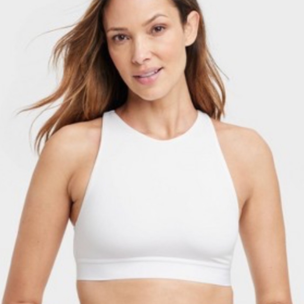 AUDEN COTTON STRETCH CROSS BACK WOMEN BRALETTE SIZE MEDIUM